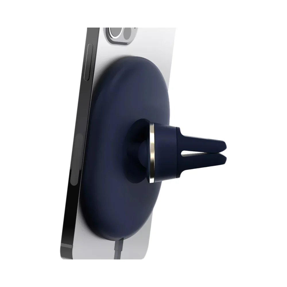 iOttie Velox MagSafe Magnetic Wireless Air Vent Mount Charger Midnight Blue - Image 3
