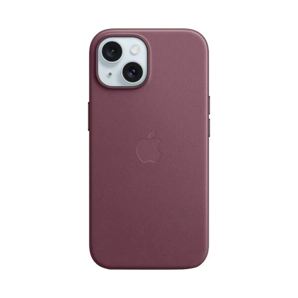 Apple iPhone 15 Fine Woven Protective Case Cover With MagSafe Mulberry