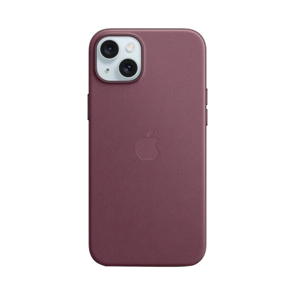 Apple iPhone 15 Plus Fine Woven Protective Case Cover With MagSafe Mulberry
