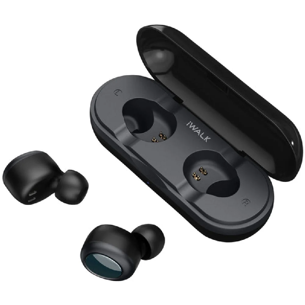 iWalk True Wireless Earbuds With Charging Case Black - Image 4