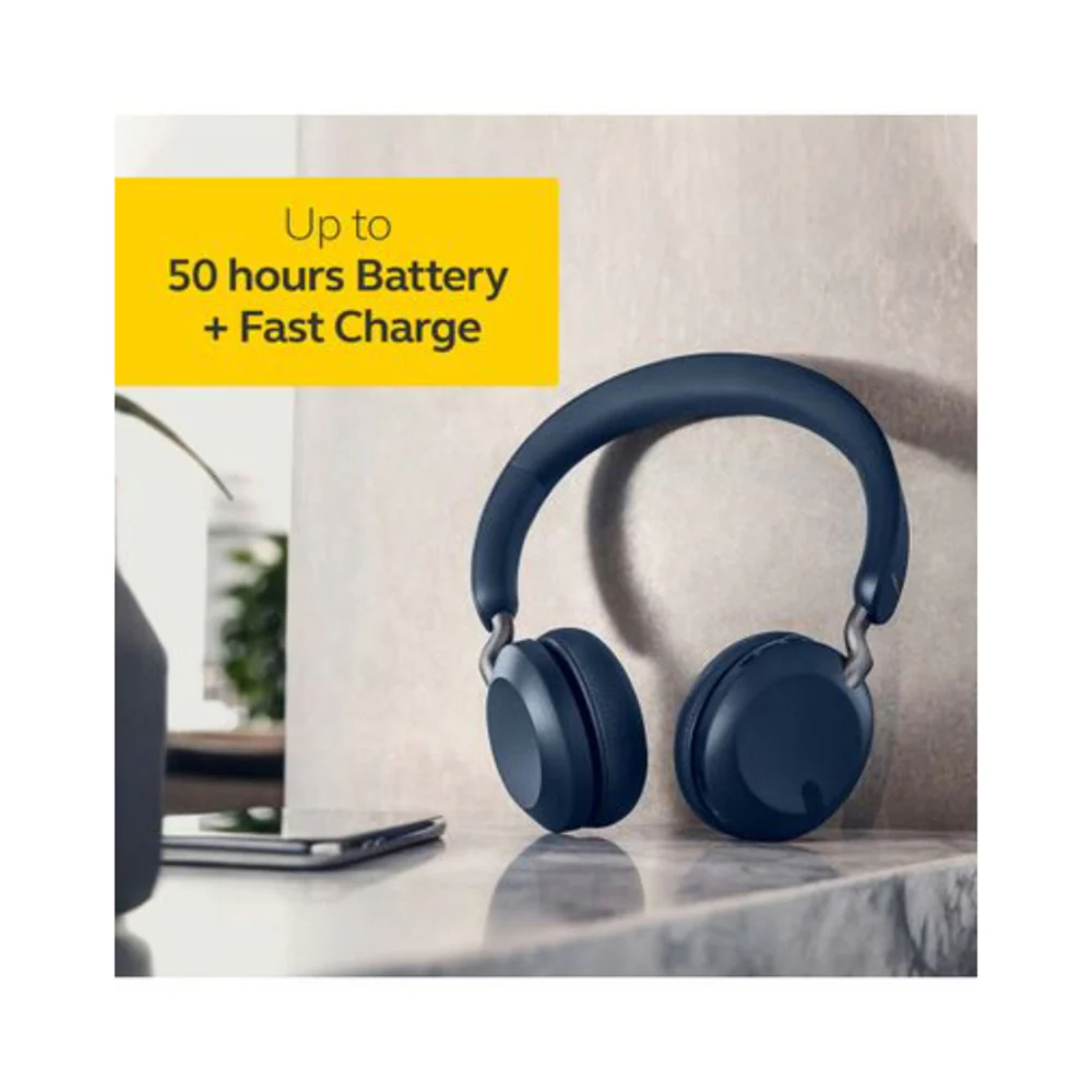 Jabra Elite Wireless On-Ear Headphone Navy - Image 3