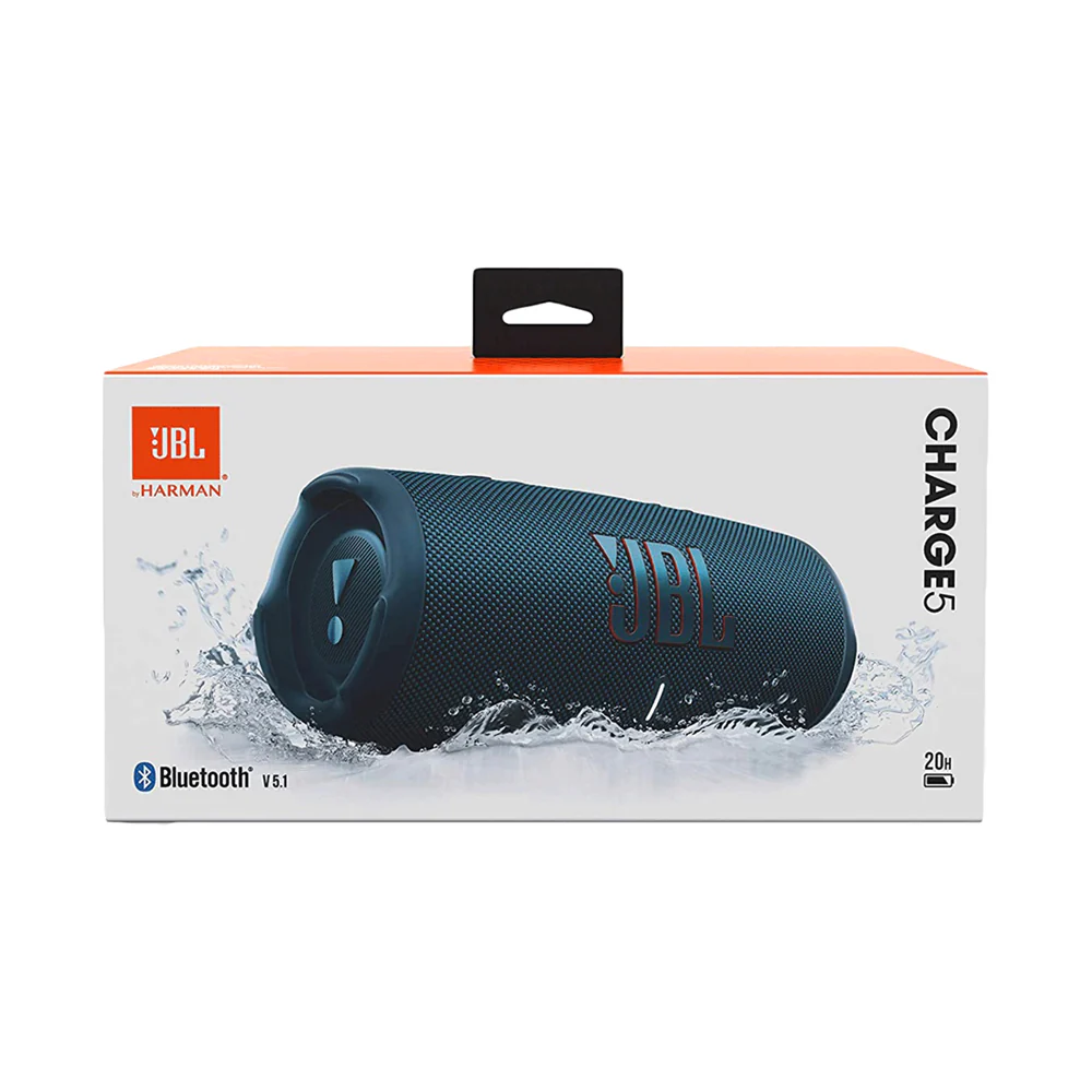 JBL Charge 5 Portable Bluetooth Speaker Blue - Image 3