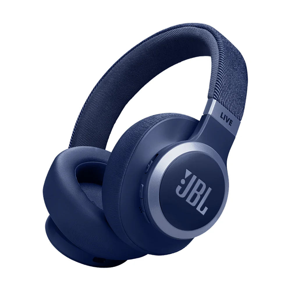 JBL Live 770 Wireless Noise Cancelling On-Ear Headphone Blue