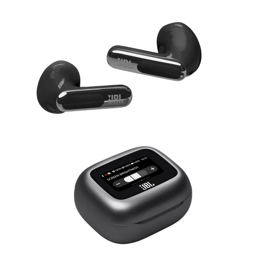 JBL LIVE FLEX 3 True Wireless, Noise Cancelling, Open Stick Earbuds, Smart Charging Case, Black - Image 4