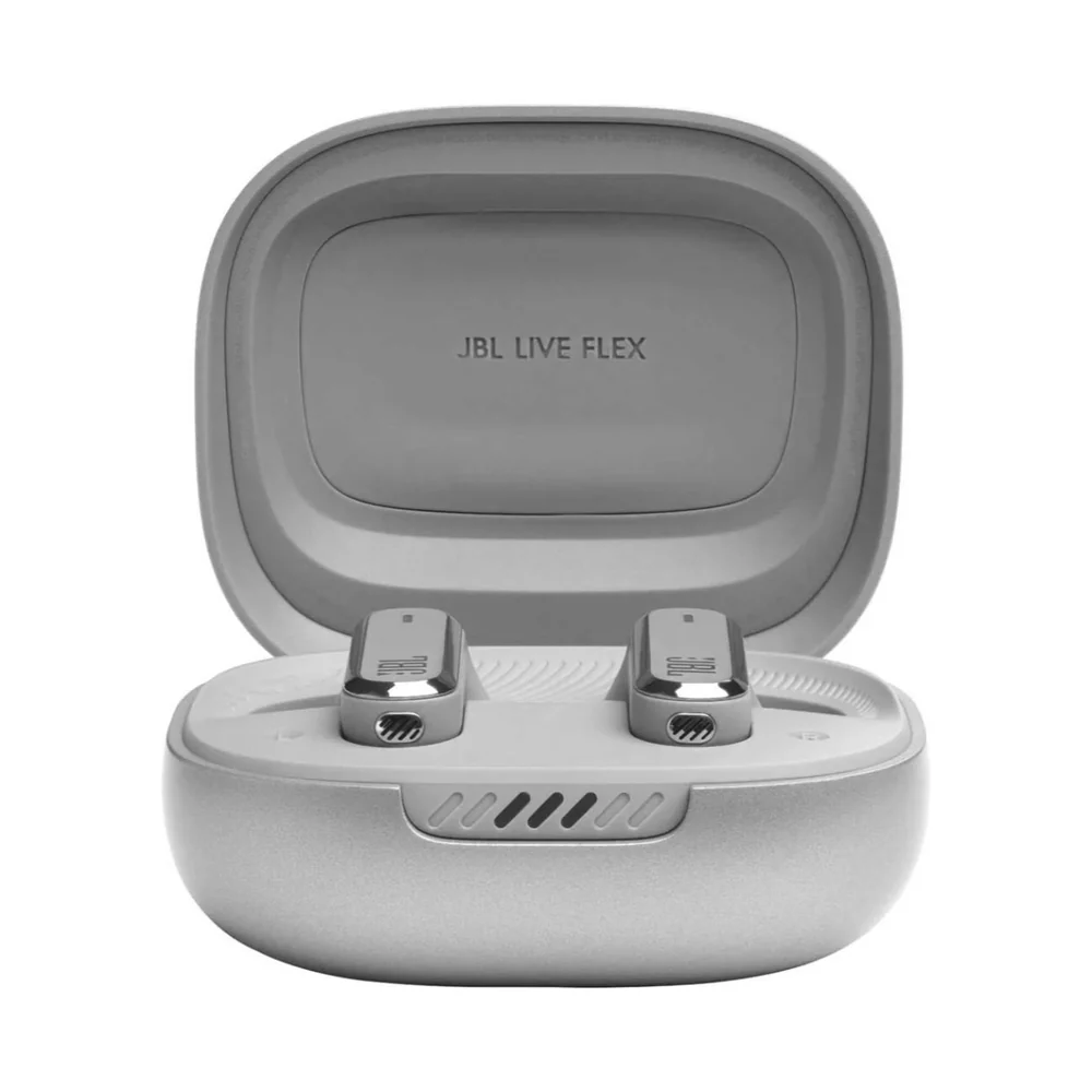 JBL Live Flex True Wireless in-Ear Earbuds Silver - Image 4