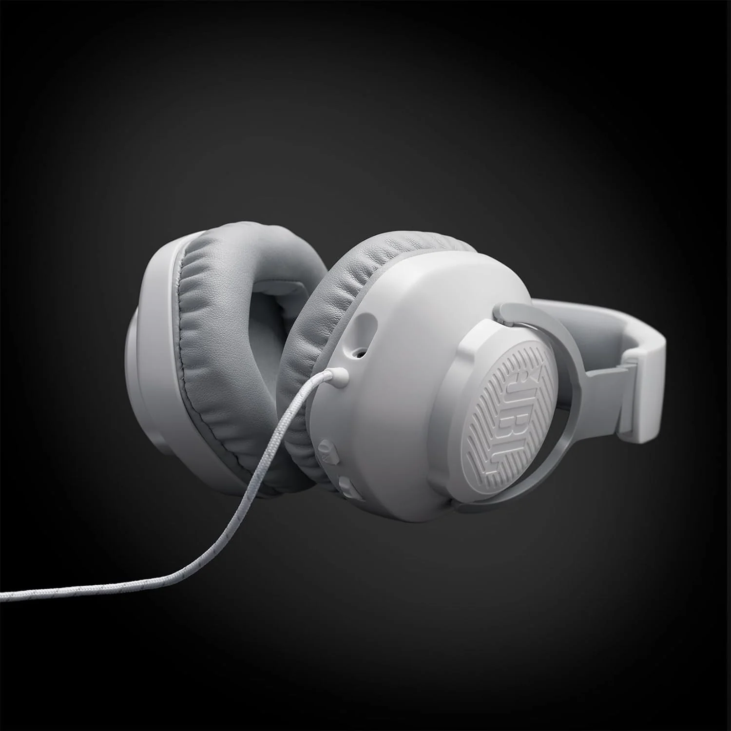 JBL Quantum 100 Wired Over-Ear Headphones White - Image 5