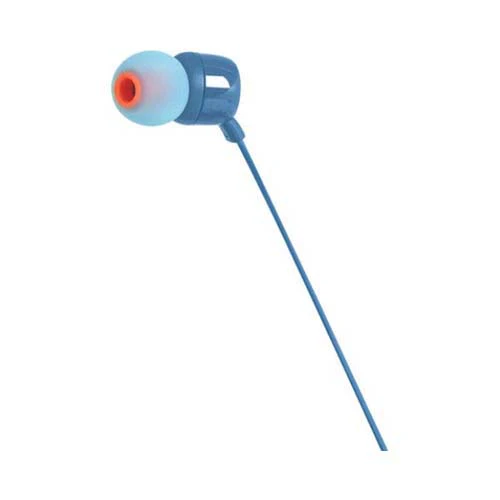 JBL T110 Wired In-Ear Earphones Blue - Image 5