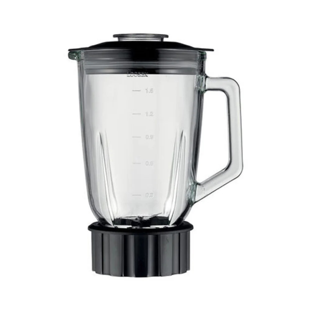 KENWOOD Glass Blender 800W Smoothie Blender/Smoothie Maker 1.5L with Glass Grinder Mill, Meat Grinder/Chopper Mill, Ice Crush Function BLP44.270SS Silver - Image 3