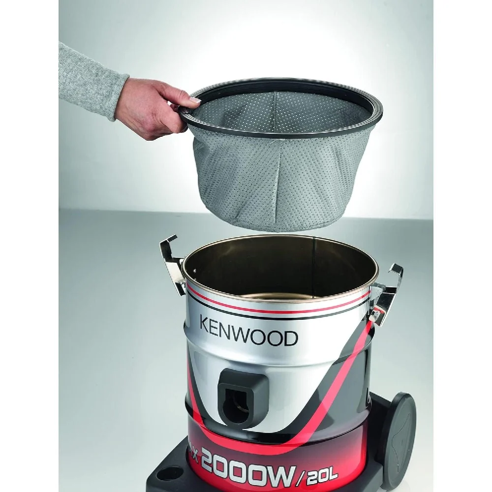 Kenwood Drum Vacuum Cleaner 20L  VDM40.000BR - Image 4