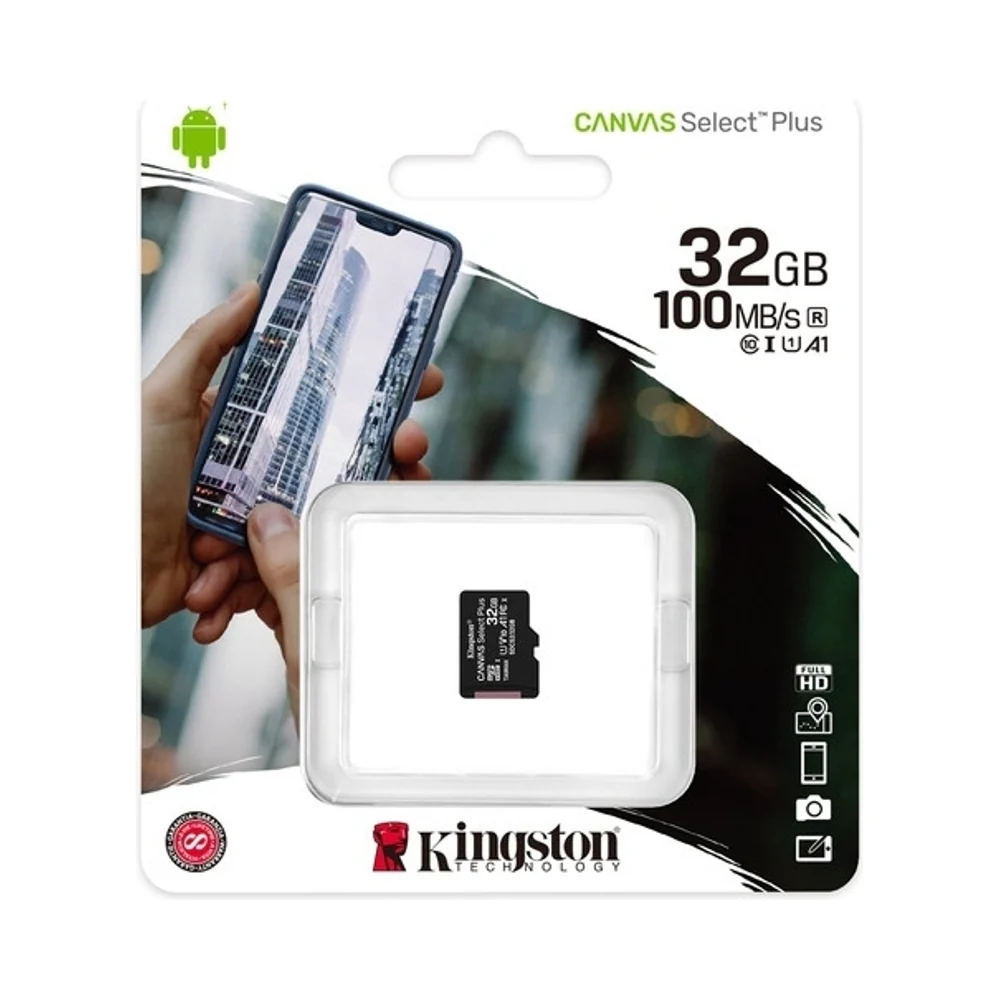 Kingston Canvas Select Plus microSDHC Memory Card 32GB Black - Image 4