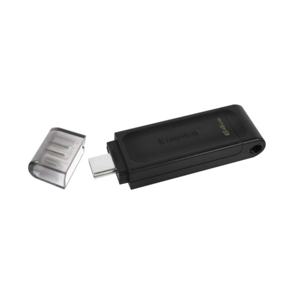Kingston DataTraveler 70 USB Type-C Flash Drive 64GB Black