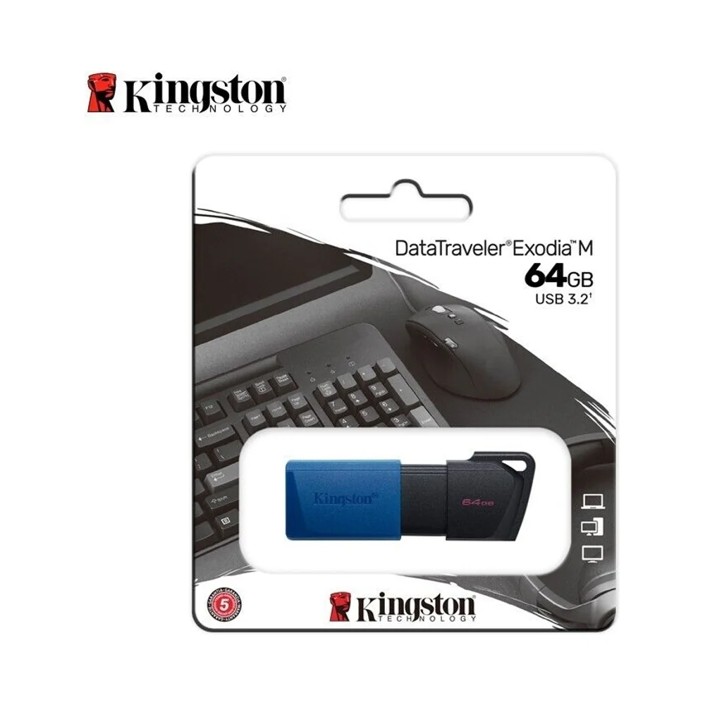 Kingston DataTraveler Exodia M 3.2 USB Flash Drive 64GB Black - Image 7