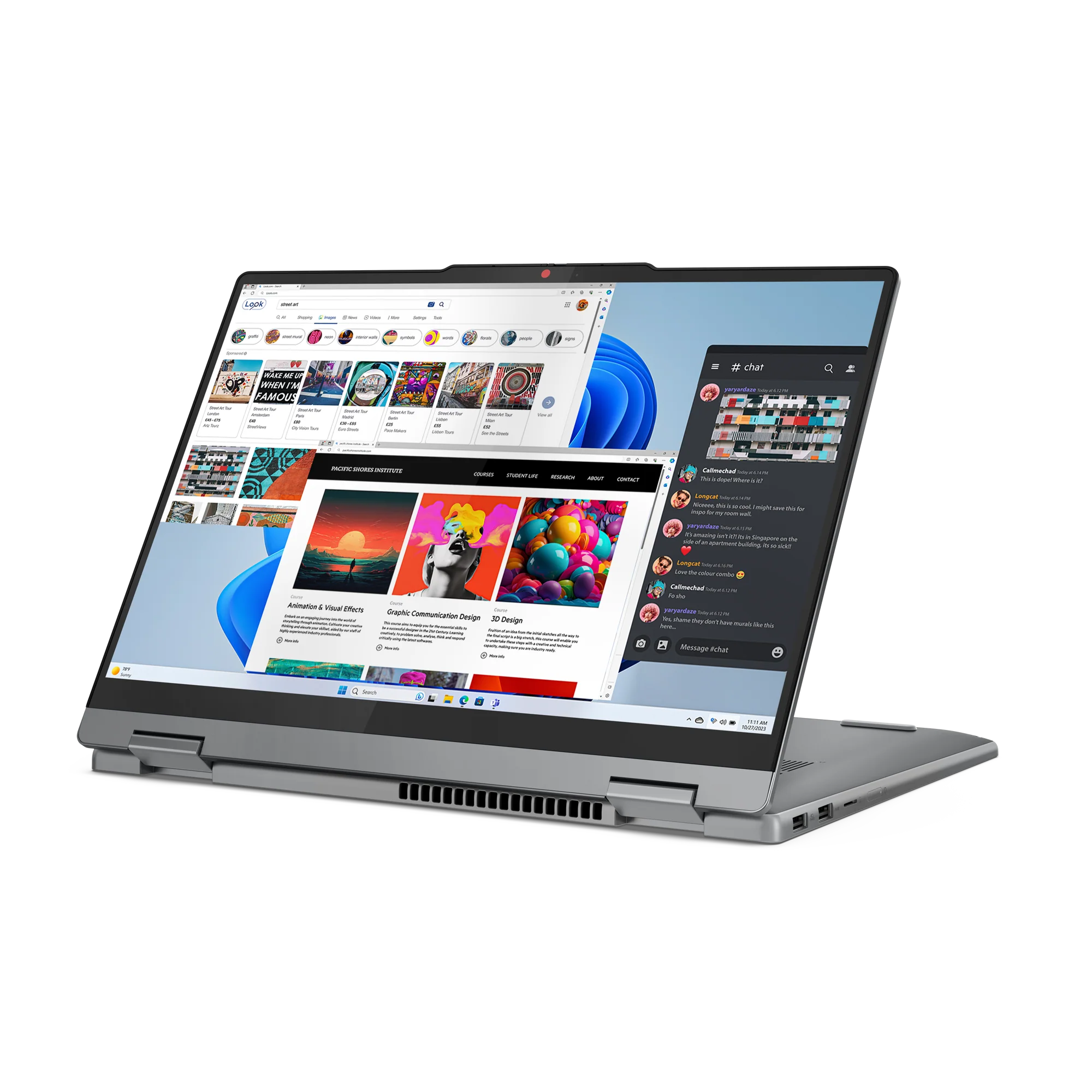 Lenovo IdeaPad 5 2-in-1 14IRH9 Intel Core i5-13420H, 16GB RAM 512GB SSD, 14-inch WUXGA (1920x1200) Touch display + Pen, Eng-Ara keyboard, Windows 11 Home, 83KX002SAX, Luna Grey - Image 9