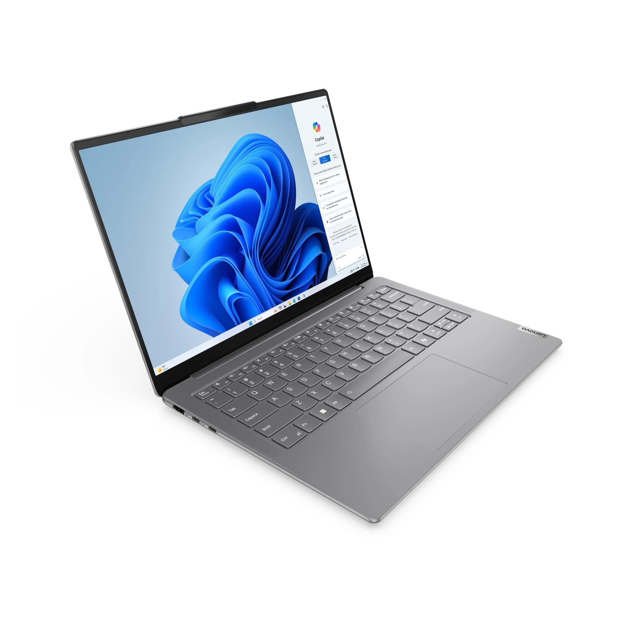Lenovo Yoga Slim 7 14IMH9 AI PC 16GB RAM, 1TB SSD, Intel Core Ultra 5-125H, 14-inch display, Luna Grey, 83CV005VAX - Image 8