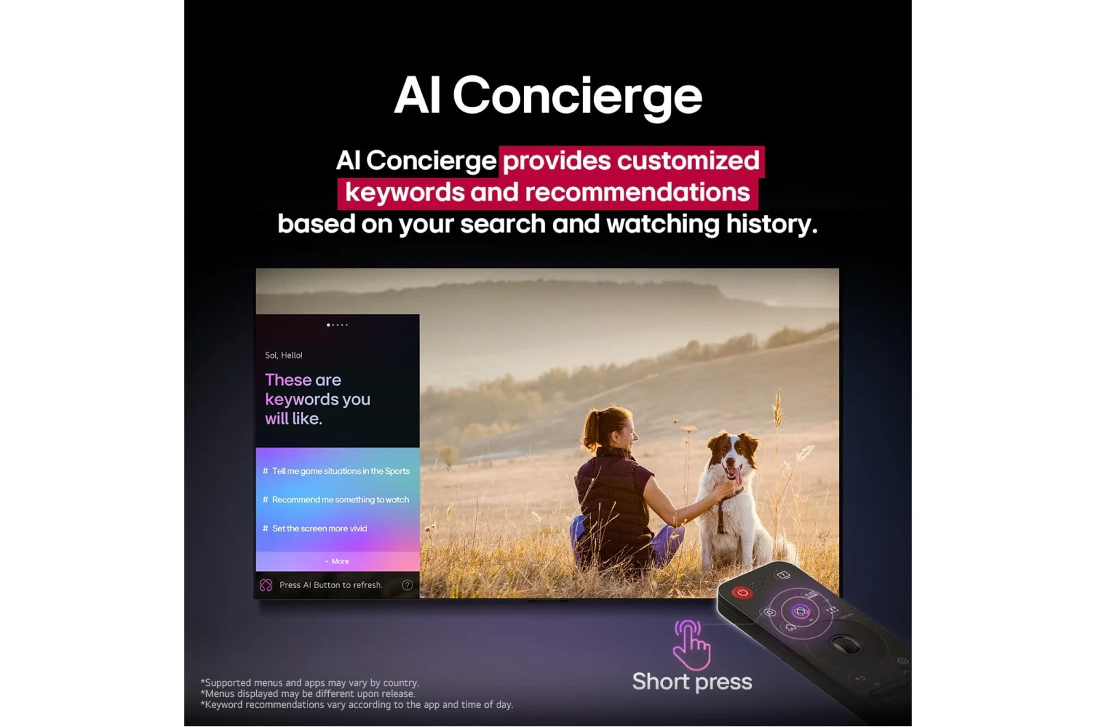 LG 65-inch UHD AI UA85 4K Smart TV with AI Magic Remote, HDR10, webOS25 (2025) - Image 12