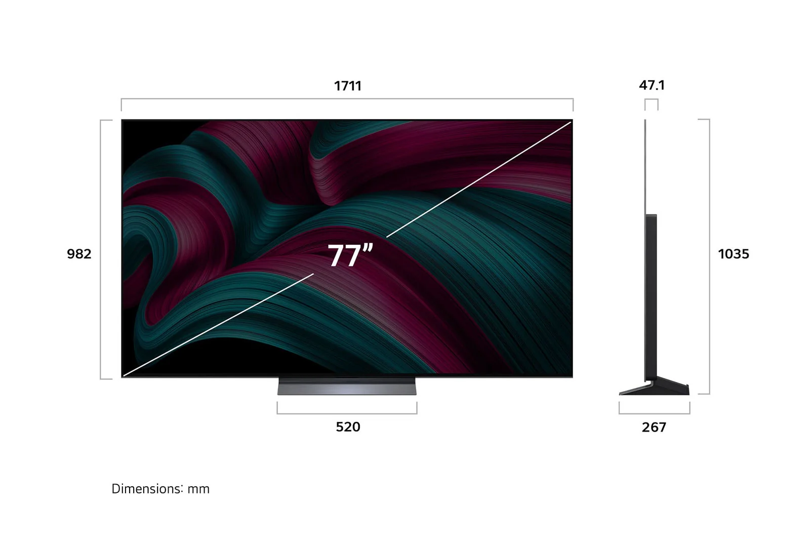 LG 77-inch OLED evo AI Smart TV, C5 4K 144Hz Display with AI Magic remote, webOS25 (2025) - Image 4