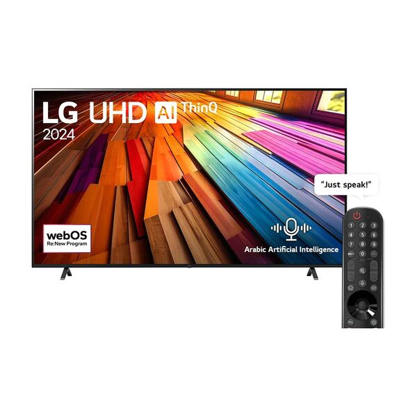 LG 86 Inch UHD UT80 4K Smart TV AI Magic remote HDR10 webOS24 2024