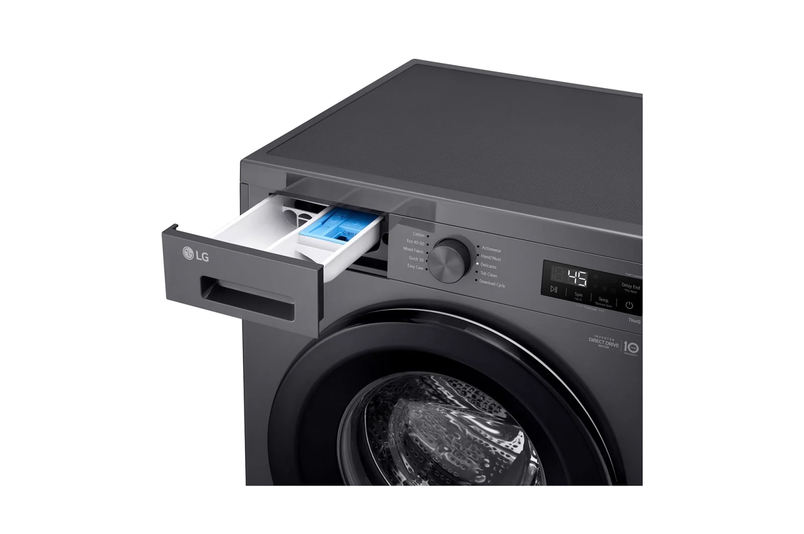 LG 8KG Front Load Washing Machine, F2Y1TYP6J, Black - Image 5