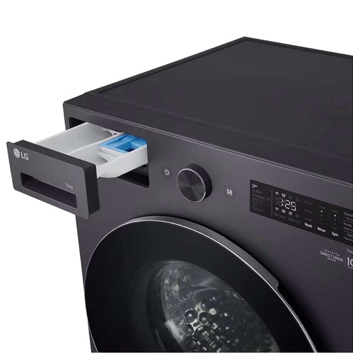LG Front Load Washing Machine, 13 kg, 1000 RPM,Graphite F0Z6DYP24 - Image 3