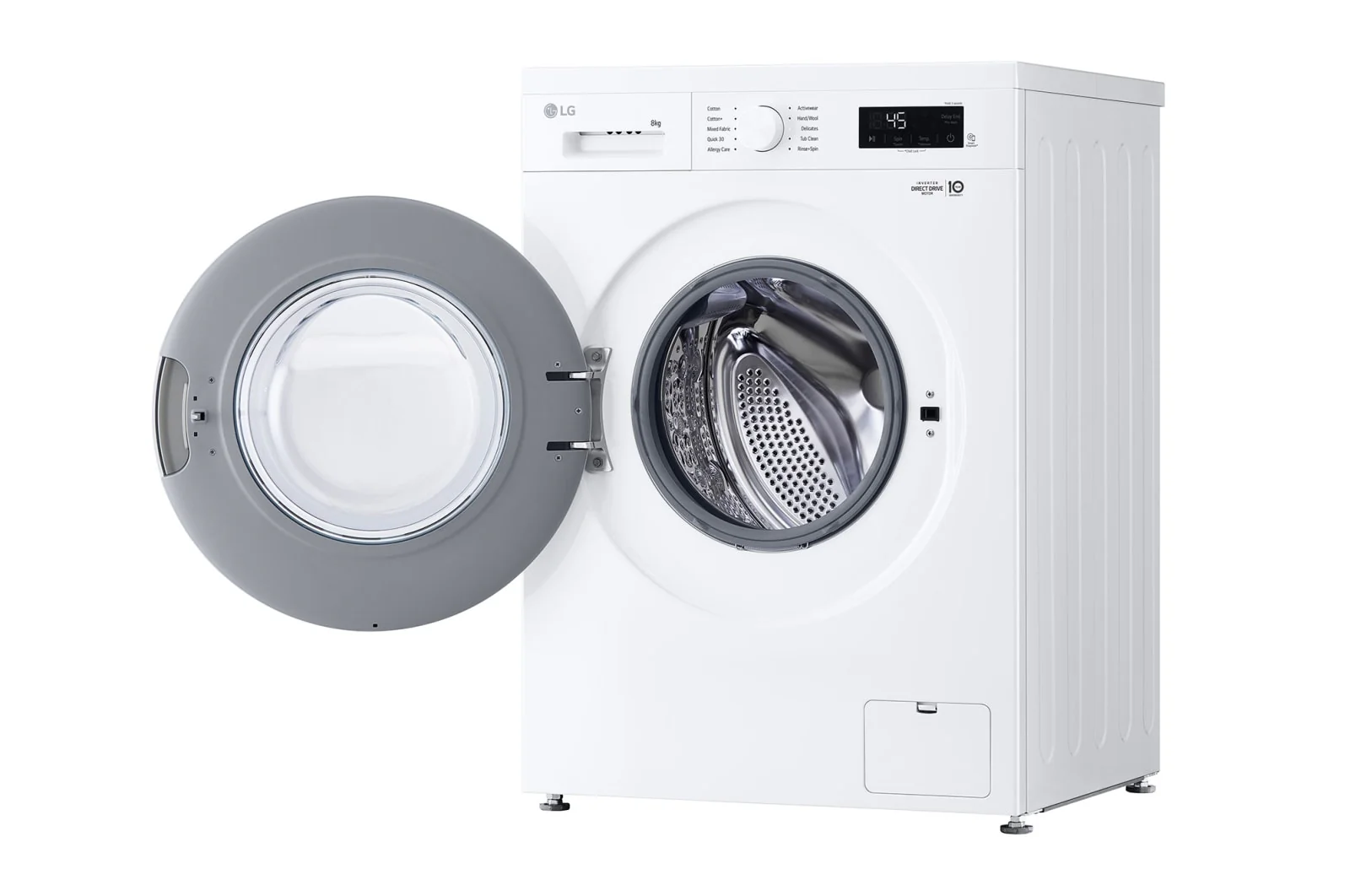 LG Front Load Washer with 6 motion Inverter Direct Drive,8KG WHITE, F2Y1TYP3W - Image 7
