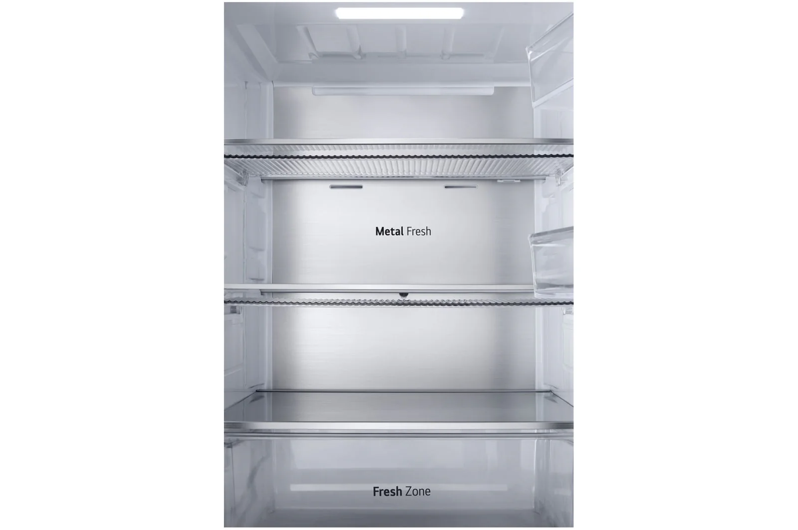 LG 349L Bottom Freezer Refrigerator, Beige glass, InstaView™ GR-V479QGKW - Image 5
