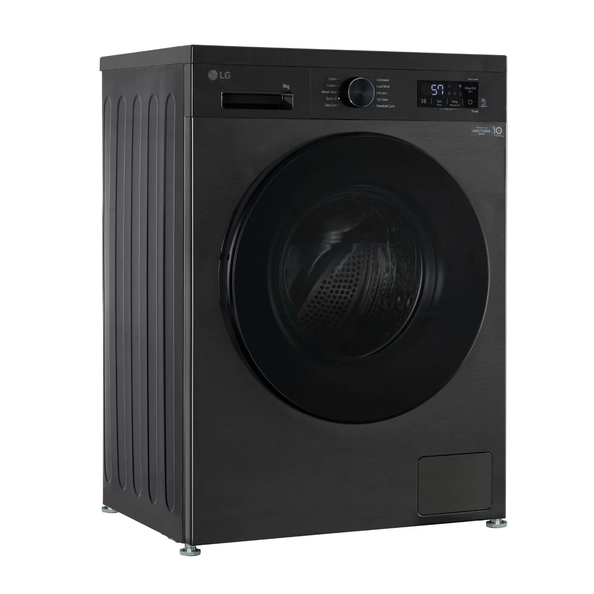 LG Front Load Washing Machine, 9kg, Black, LVF0900PBGB - Image 3