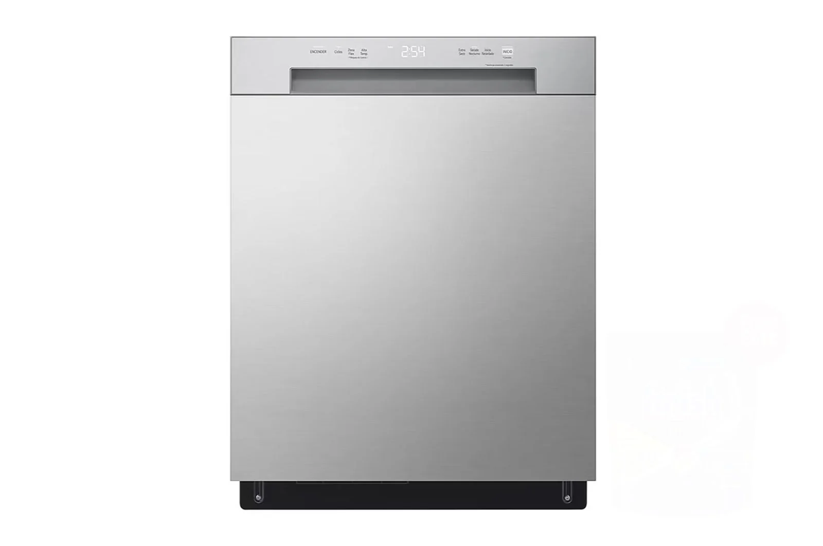 LG QuadWash™ Dishwasher, Inverter Direct Drive, 14 Place Setting, Prime Silver, DFC612FV