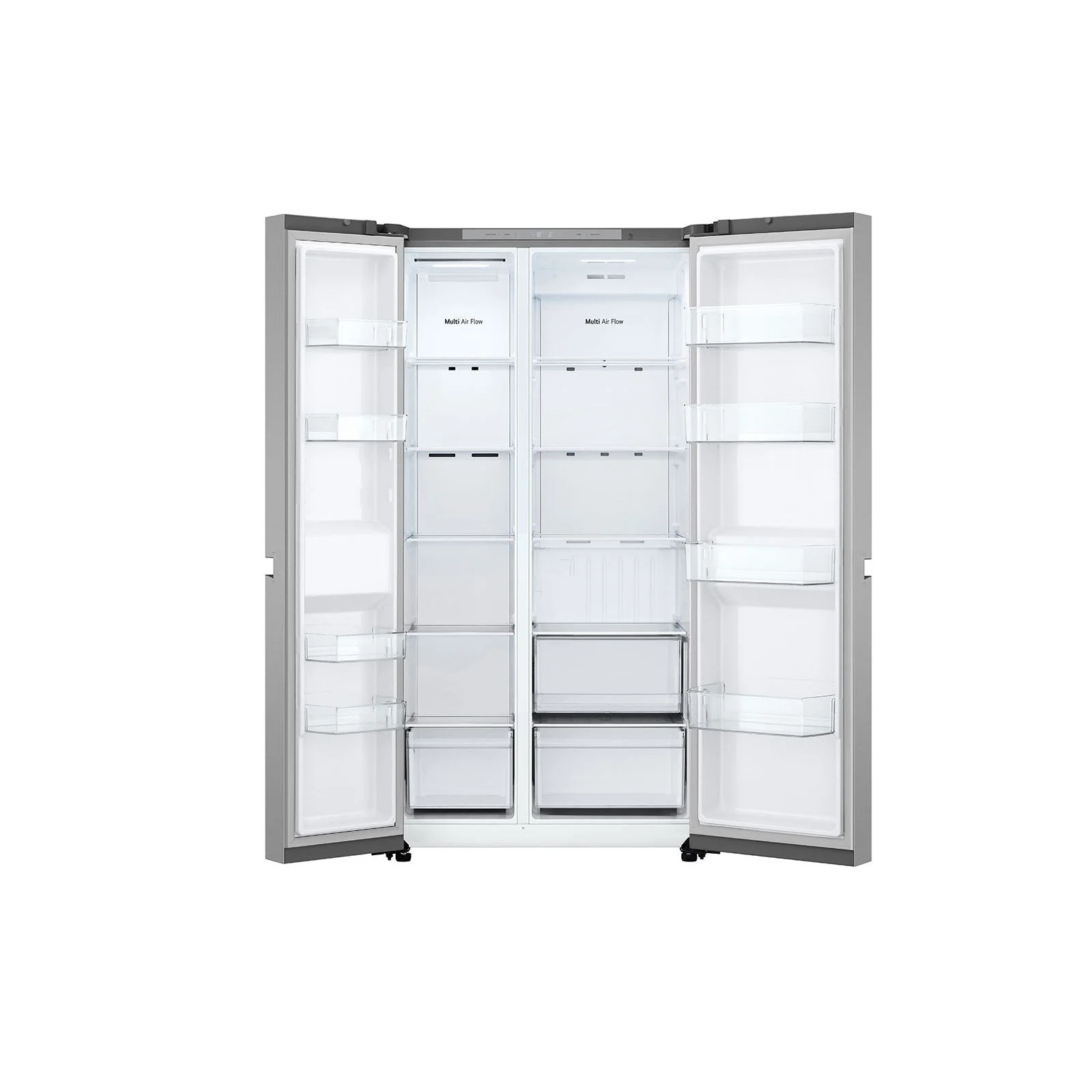 LG Side by Side Refrigerator with LinearCooling, 658L, Silver, GR-B267KLJW - Image 3