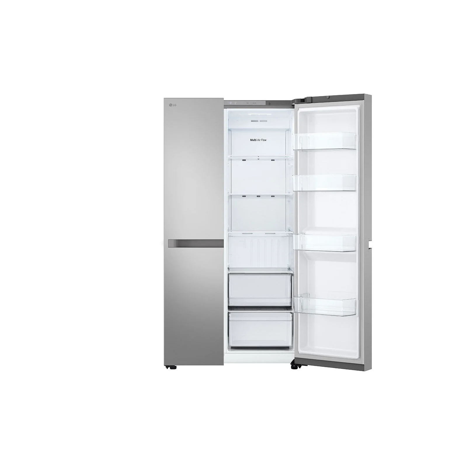 LG Side by Side Refrigerator with LinearCooling, 658L, Silver, GR-B267KLJW - Image 5