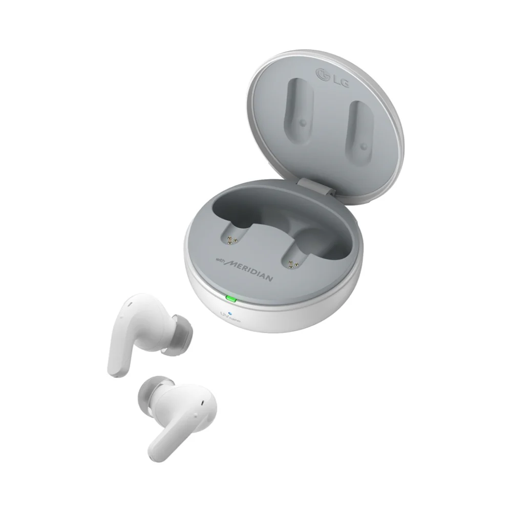 LG Tone True Wireless Bluetooth Earbuds White - Image 4