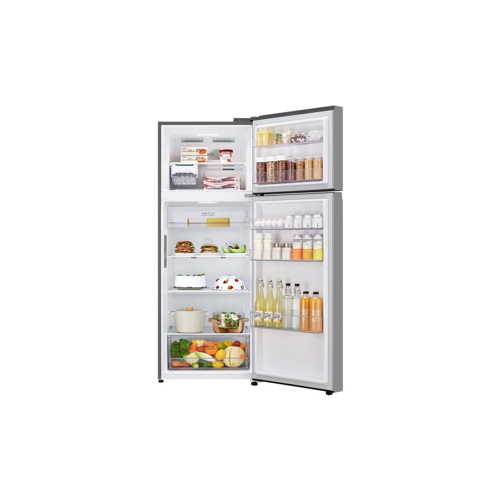 LG Top Freezer Refrigerator, Smart Inverter Compressor, 461L, Silver, GR-B652PFFQ - Image 2