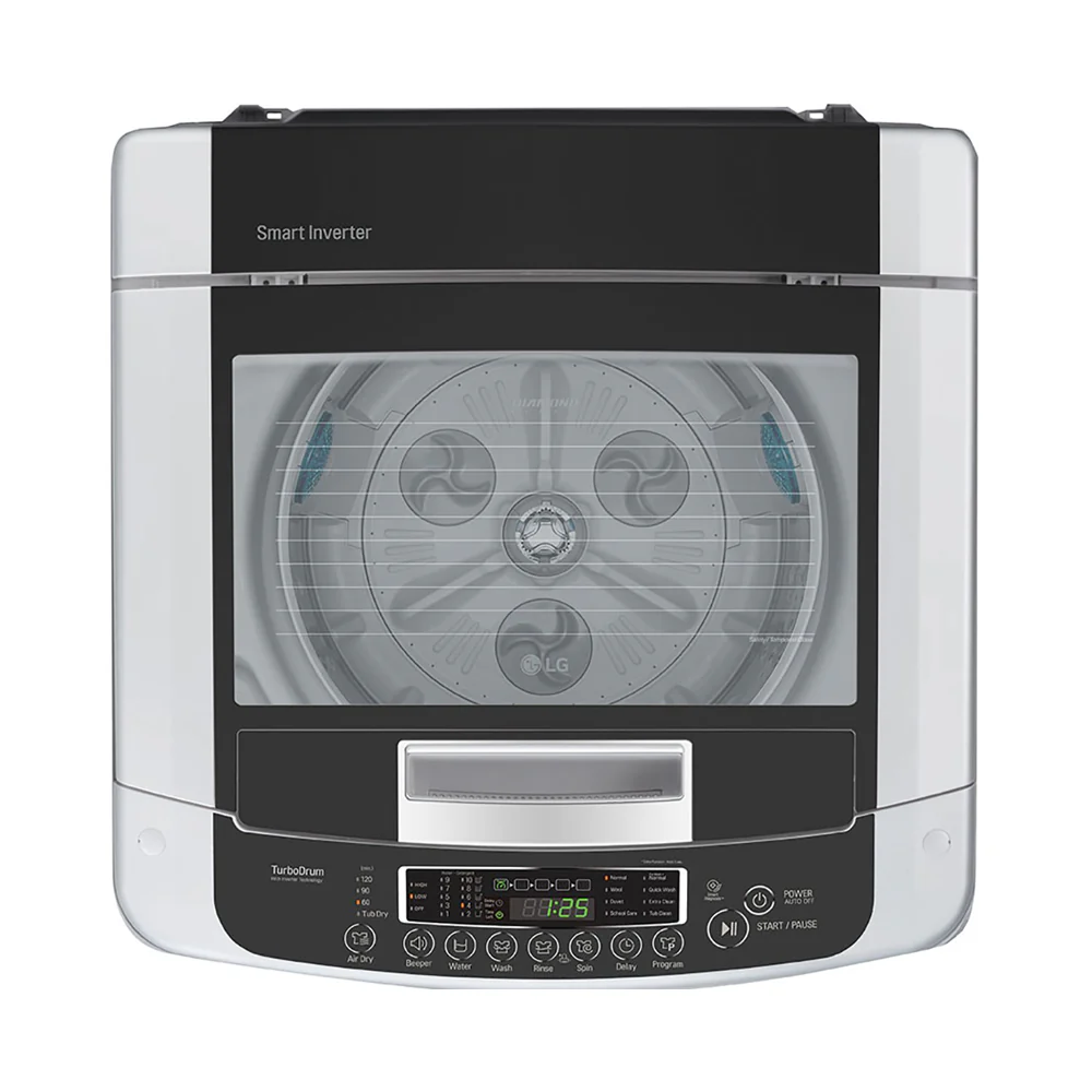 LG Top Load Washer 9Kg Silver T1369NEHTF - Image 3