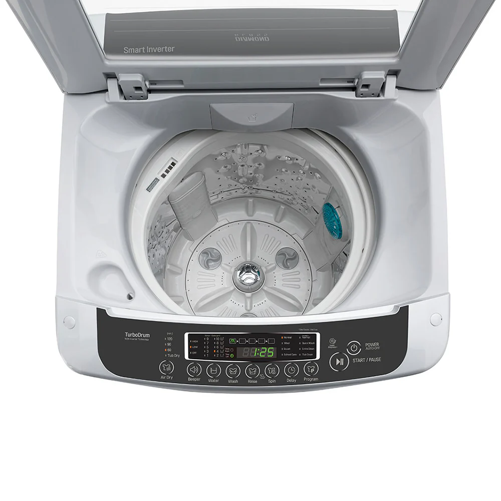 LG Top Load Washer 9Kg Silver T1369NEHTF - Image 4
