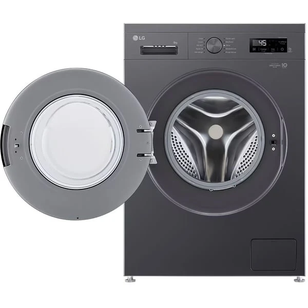 LG 9kg Front Load Washing Machine, Black, F2Y1VYP6J - Image 6