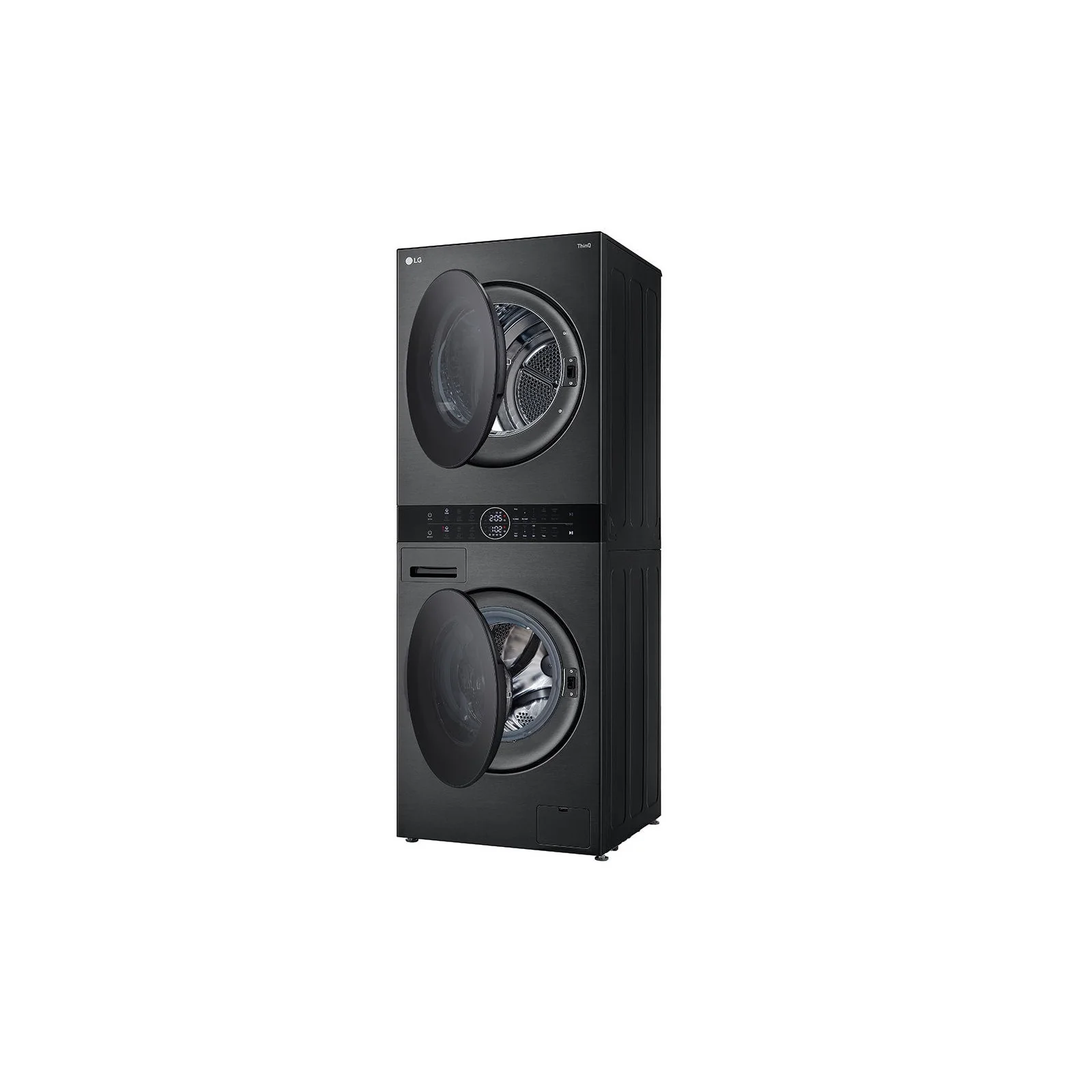 LG WashTower 12KG Washing Machine, 10KG Dual Inverter Heat Pump Dryer, 1400 RPM, Black Steel Finish, W4W8BVPKZHM - Image 11
