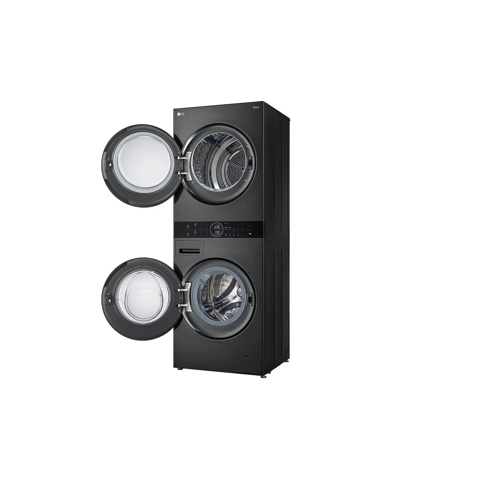 LG WashTower 12KG Washing Machine, 10KG Dual Inverter Heat Pump Dryer, 1400 RPM, Black Steel Finish, W4W8BVPKZHM - Image 12