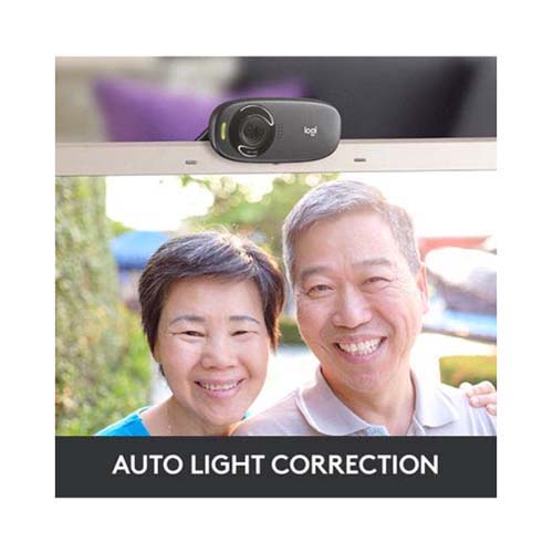 Logitech 1280 x 720 Pixel HD Webcam Stand Clip Black - Image 3