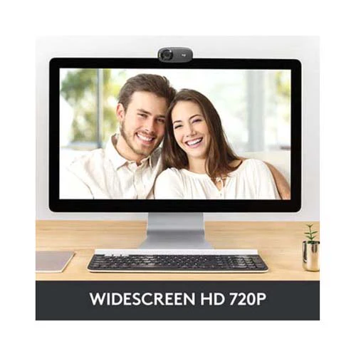 Logitech 1280 x 720 Pixel HD Webcam Stand Clip Black - Image 5