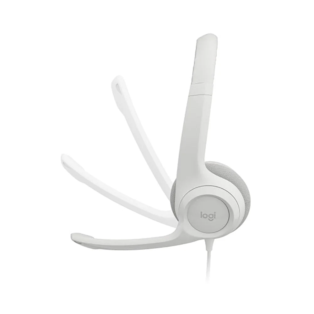 Logitech H390 Usb Computer Headset Off White - Image 6