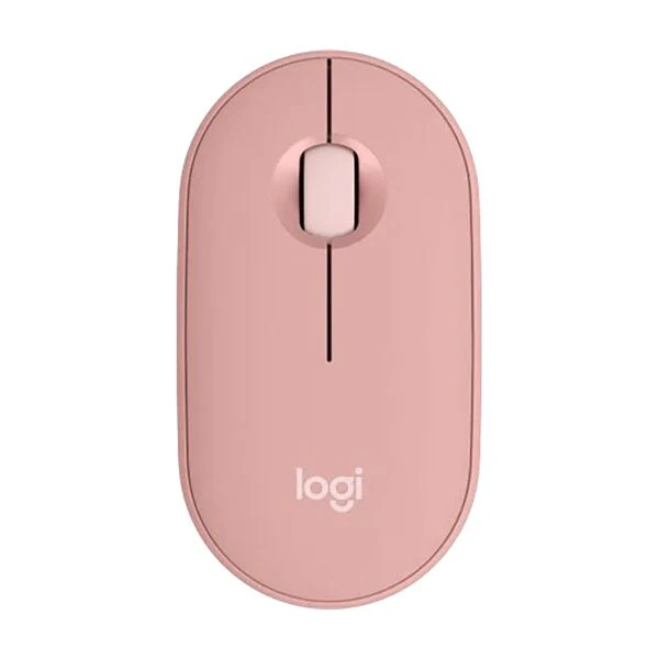 Logitech Pebble Mouse 2 M350S Bluetooth Mouse Tonal Rose