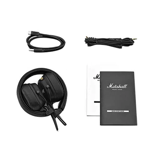 Marshall Major IV Foldable Bluetooth On-Ear Headphones Black - Image 6