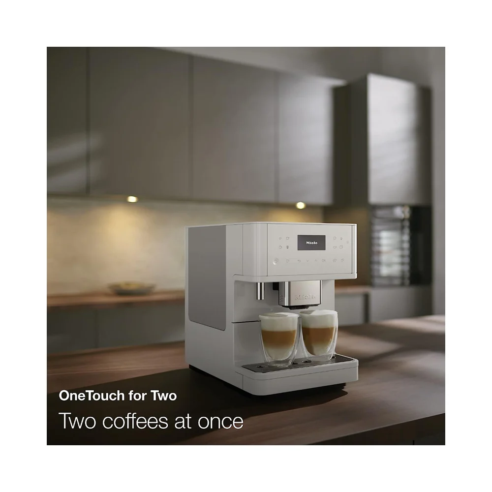 Miele MilkPerfection Automatic Wifi Coffee Maker 1.8L Lotus White - Image 4