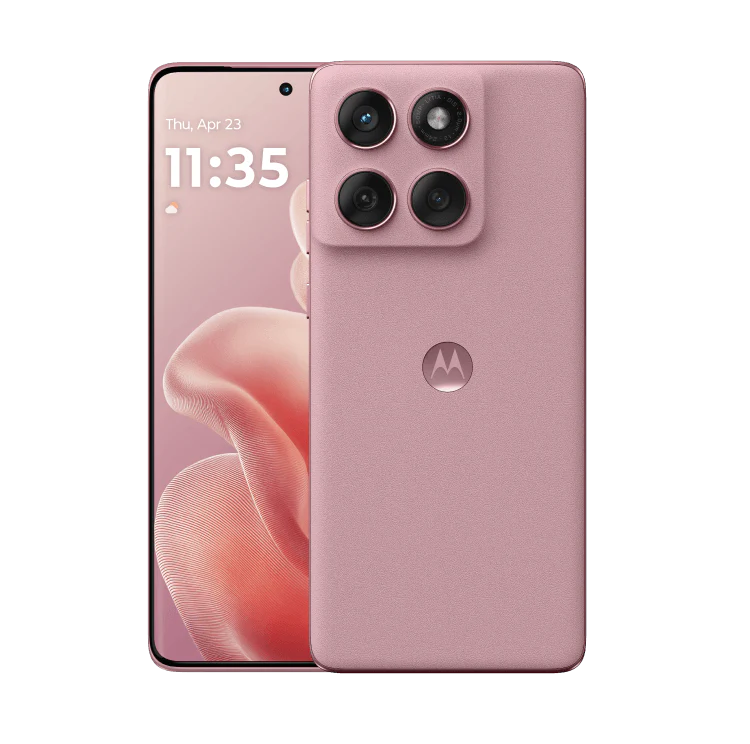 Motorola Edge 60 Fusion Dual SIM 5G Smartphone 12GB RAM, 256GB Storage, Zephyr (Pink)