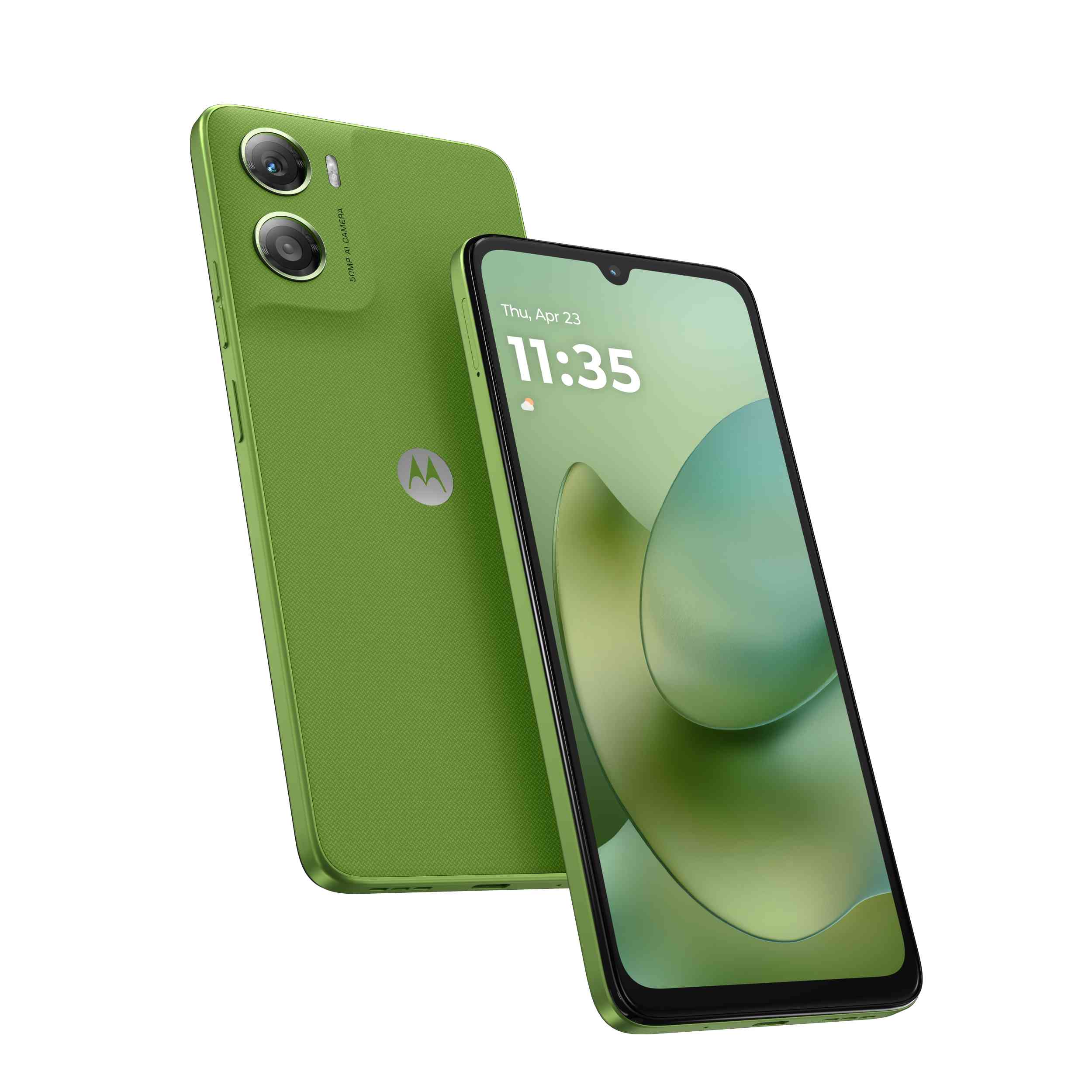 Motorola G06 4G Dual SIM Smartphone 4GB RAM, 128GB Storage, Green