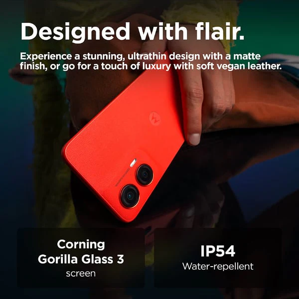 Motorola  G35 5G Smartphone, 8GB, 128GB, 50MP+8MP Camera, Android 14, Guava Red - Image 5