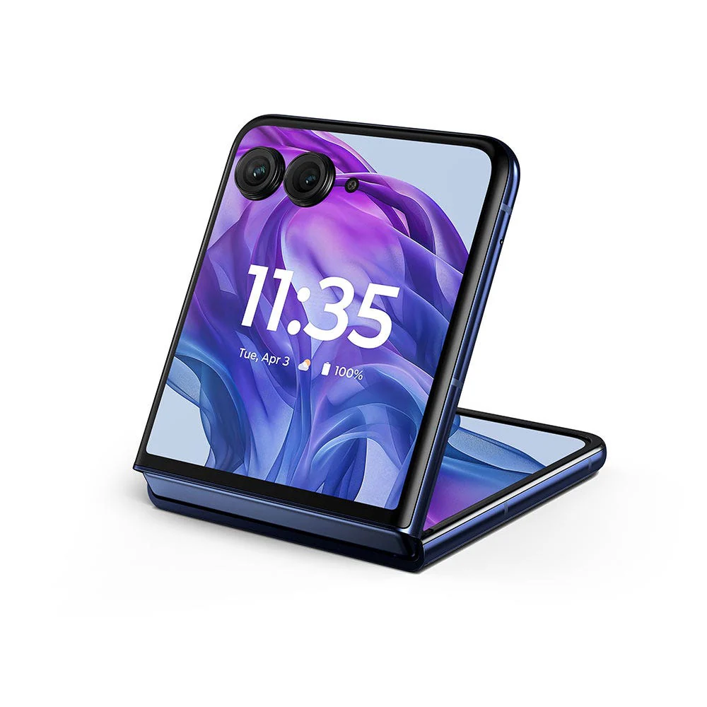 Motorola Razr 50 Ultra 5G Smartphone, 12GB RAM, 512 GB Storage, 6.9 inches display, 50MP+50MP Camera, Android 14, Midnight Blue