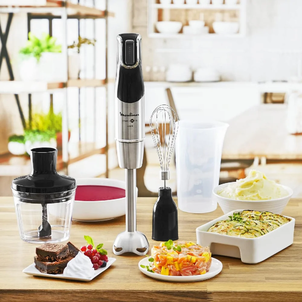 Moulinex InfinyForce Hand Blender with Accessories Silver - Image 2