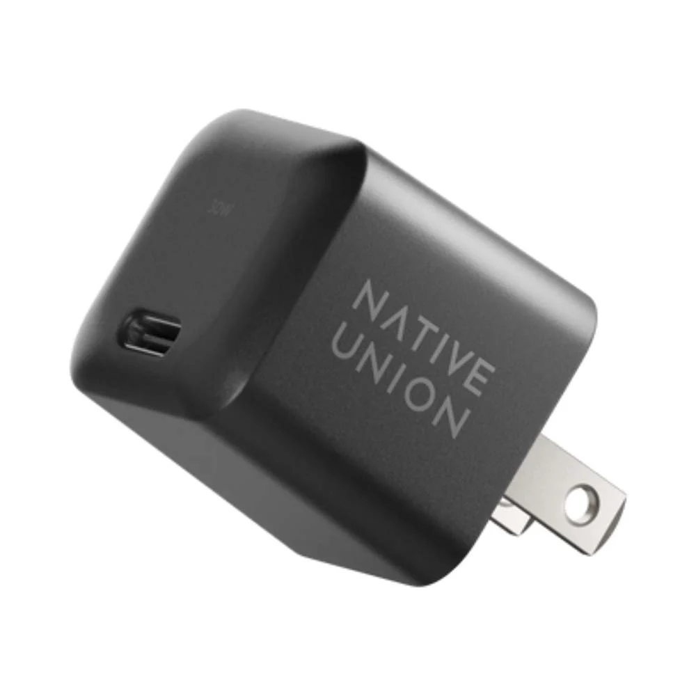 Native Union Fast GaN Charger PD 30W US/CA Plug Black