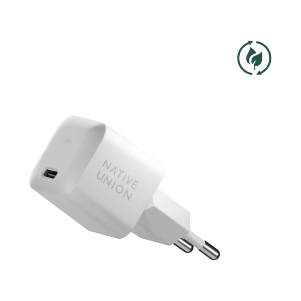 Native Union Fast GaN Charger PD 30W US/CA Plug White - Image 6