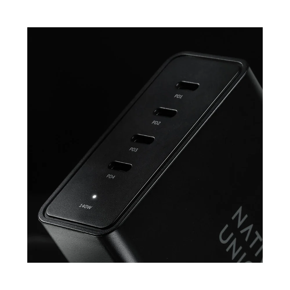 Native Union Fast Desktop Charger PD 140W US/CA Plug  Black - Image 2